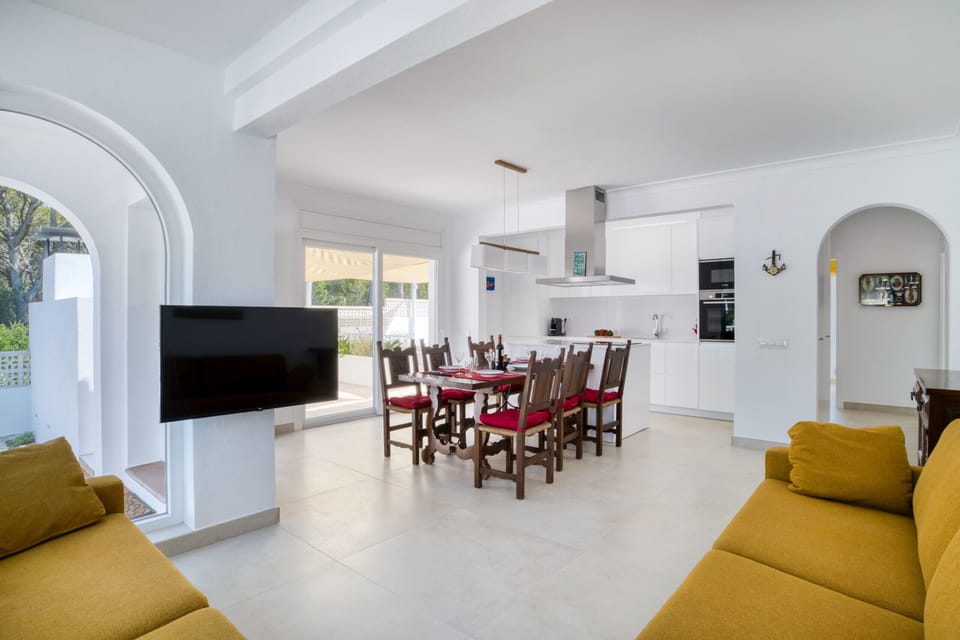 Interior of a rental house in l'Escala.