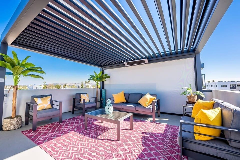 Rooftop with Views to Hollywood Sign