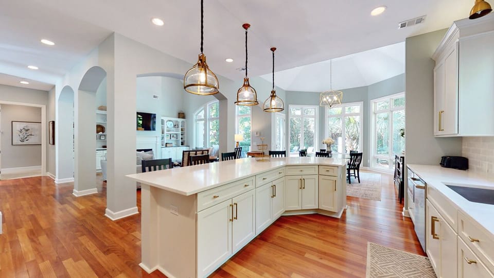 Chef's Style Kitchen with Custom Cabinetry