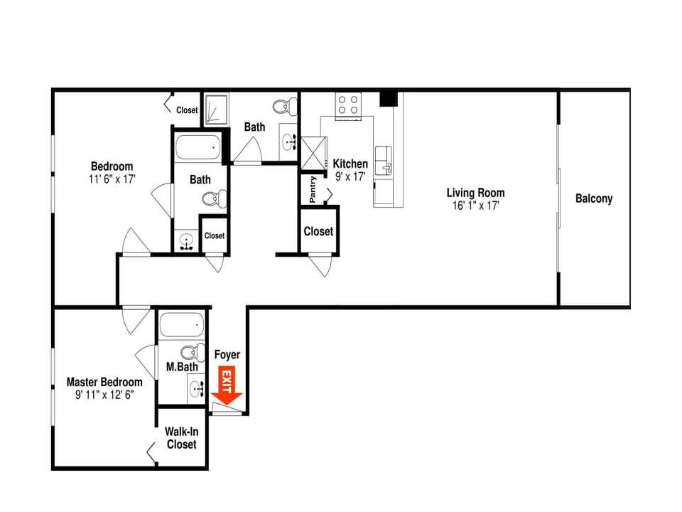 Shores of Panama #524 | Floor Plan