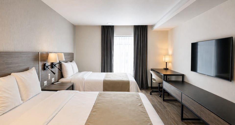 Down comforters, in-room safe, individually furnished, desk
