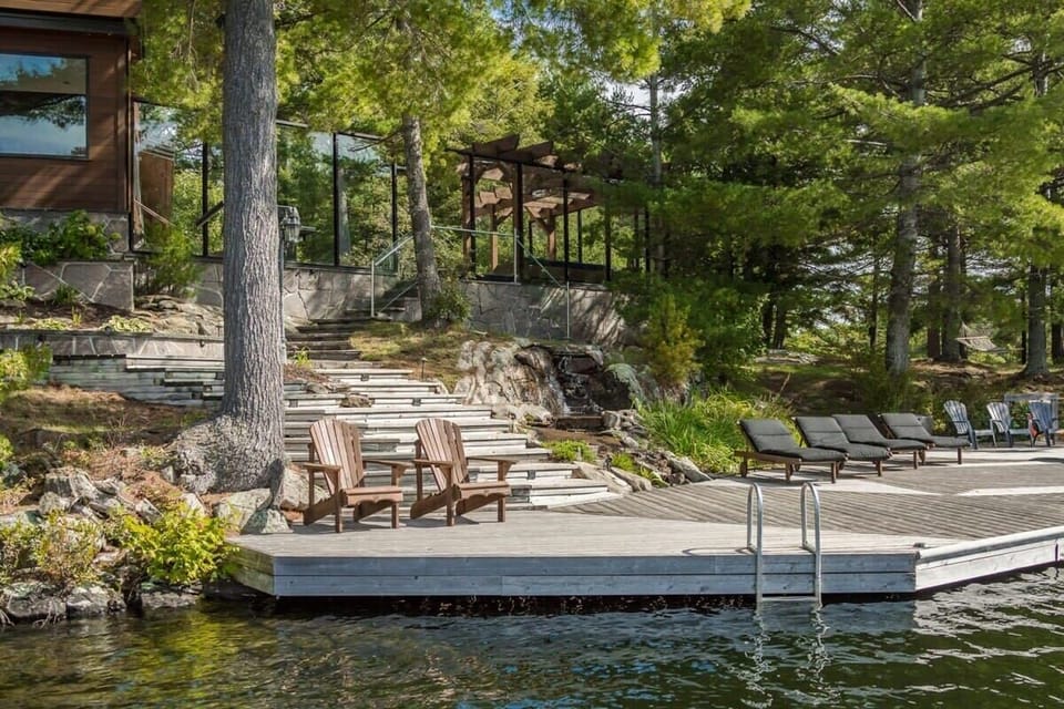 A spectacular dock awaits your arrival