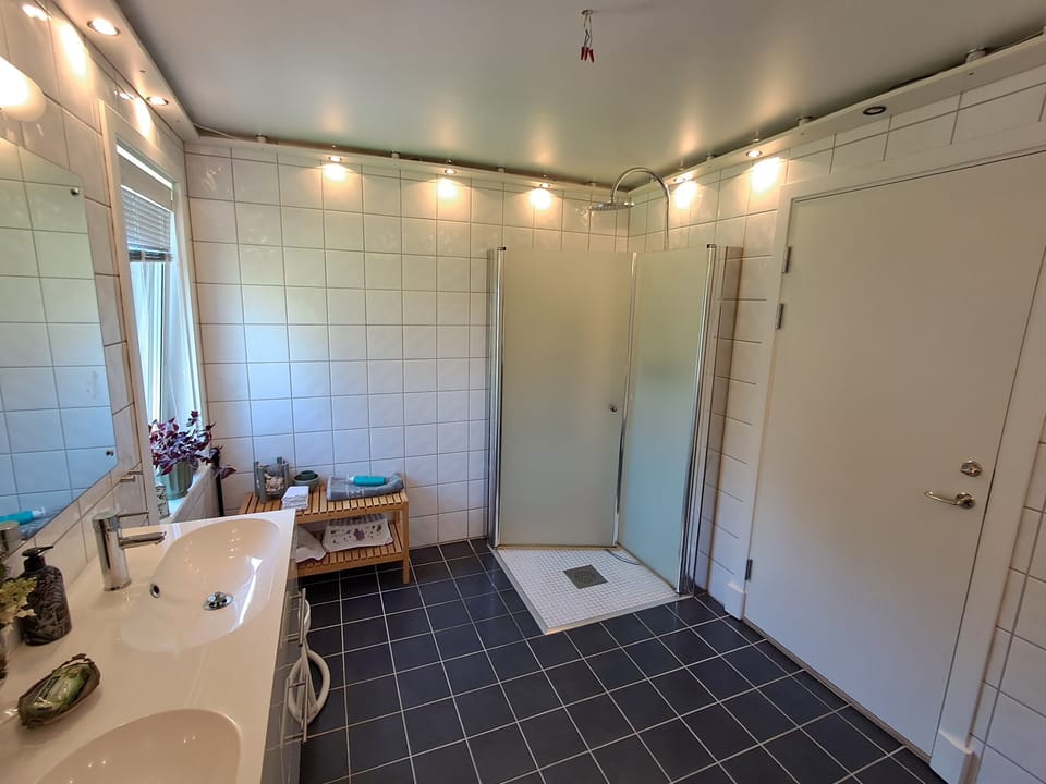 Shower, towels