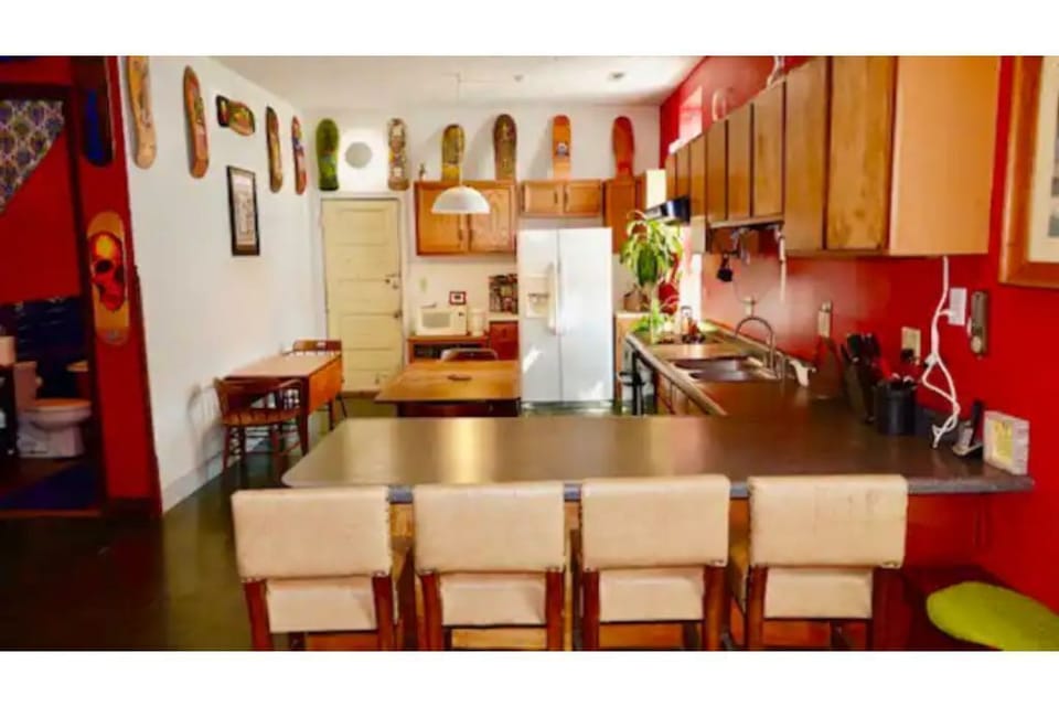 kitchen and dinning area.