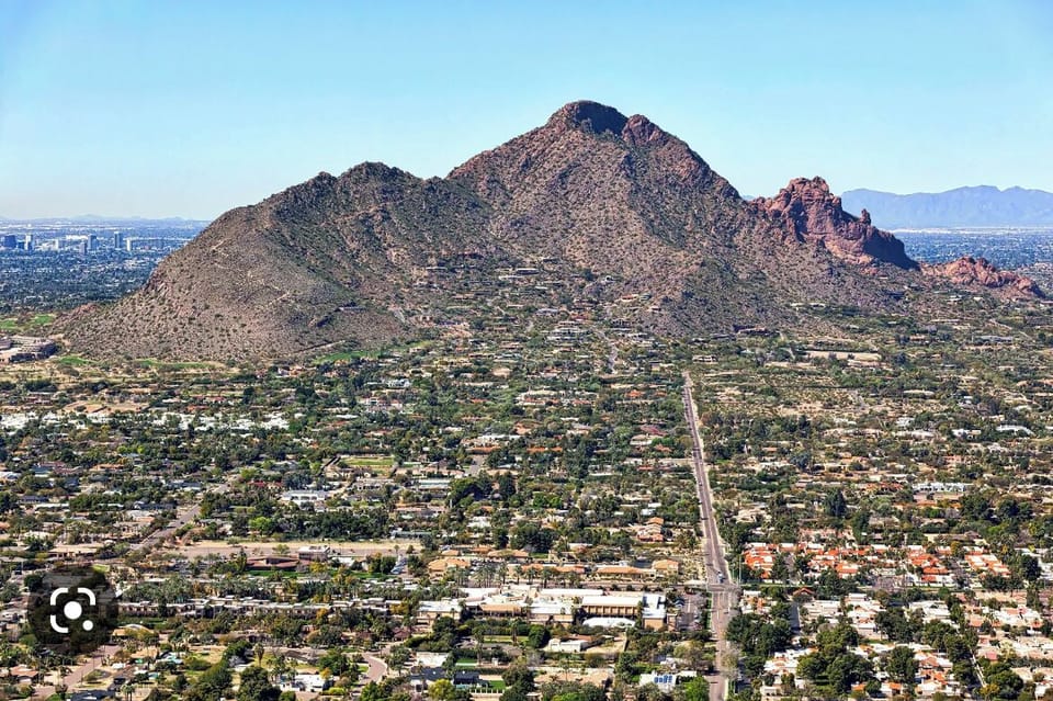 Camelback mountain is right down the street- great to hike during winter months.