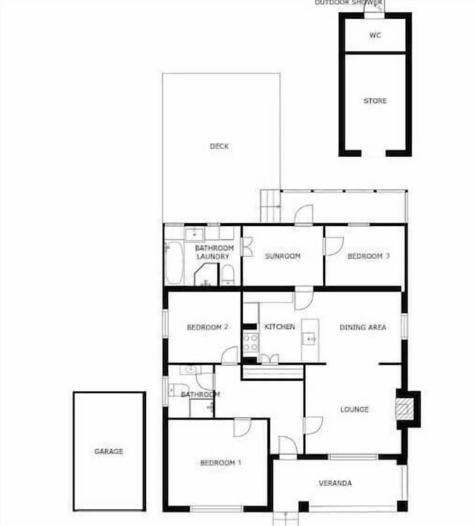 A well-designed home with three bedrooms, two bathrooms, and flowing indoor-outdoor living for total ease.