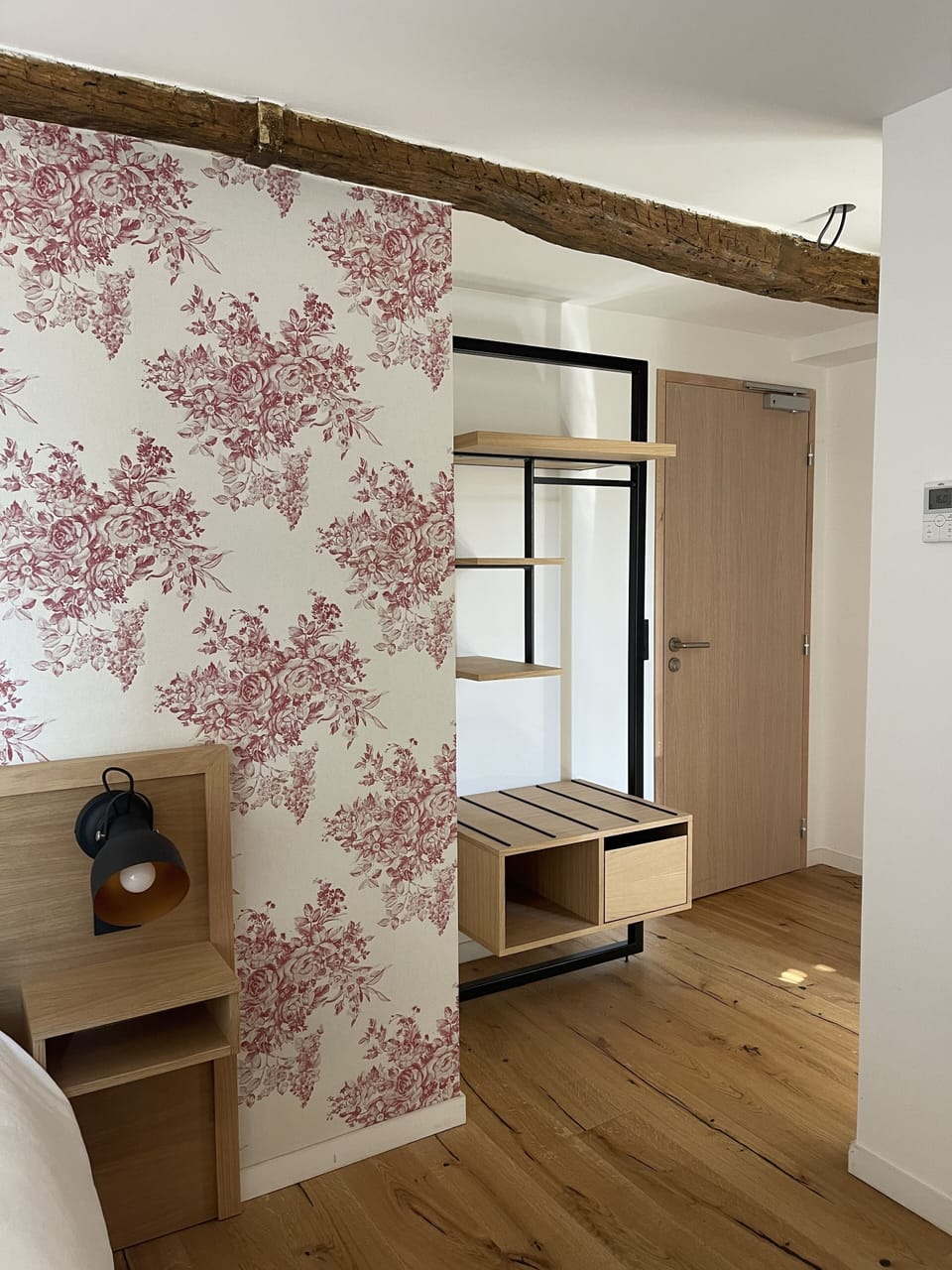 Individually decorated, desk, soundproofing, iron/ironing board