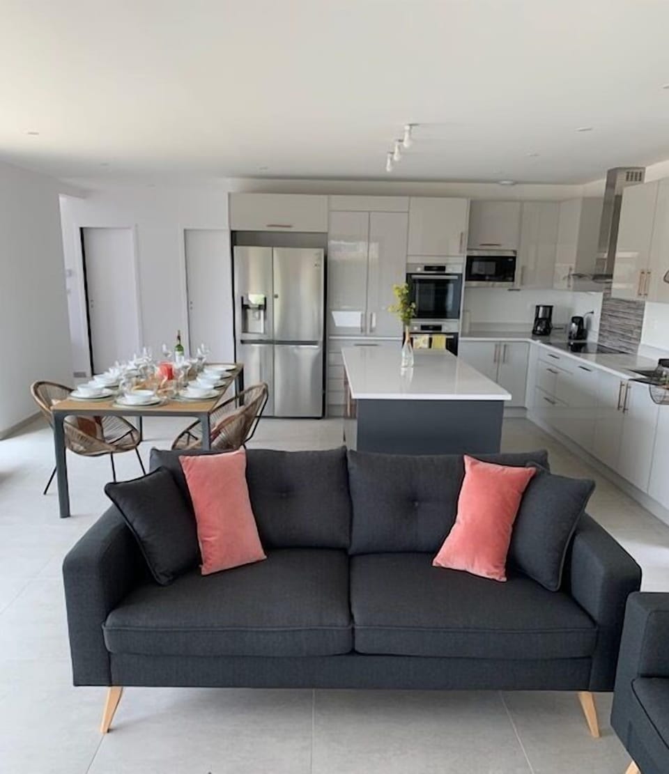 Open plan living area