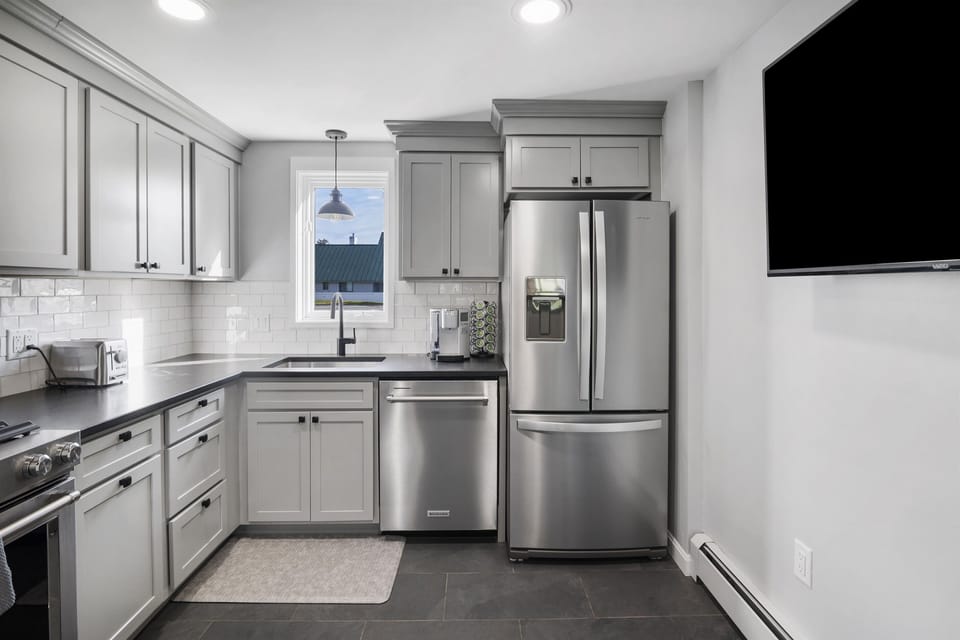 Gleaming new appliances