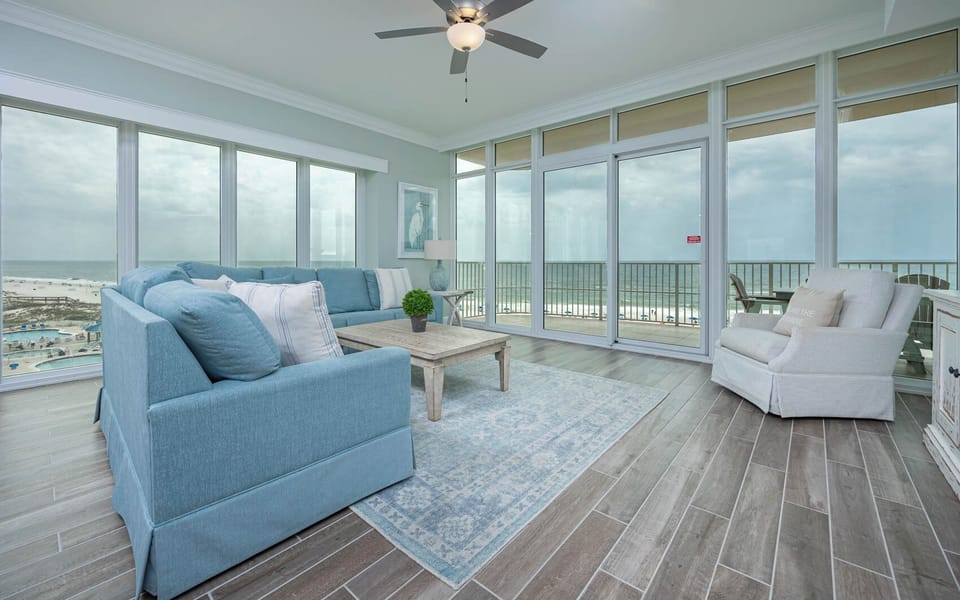 Phoenix Gulf Towers 404, Tower One, Orange Beach, Alabama, beach front, 4 bedroom condominium on the 4th floor