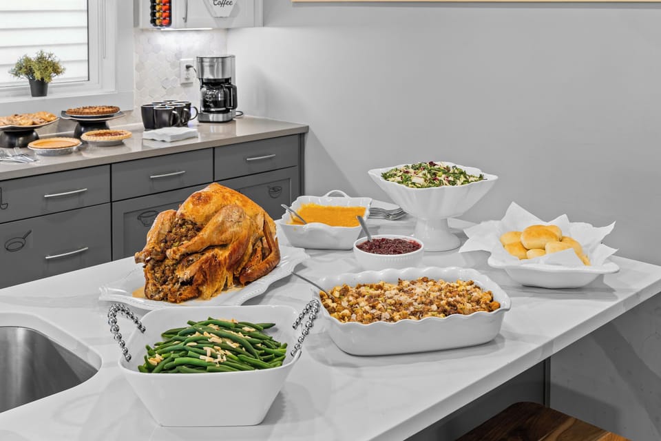 Enjoy a fully prepared Thanksgiving feast in the comfort of your home away from home