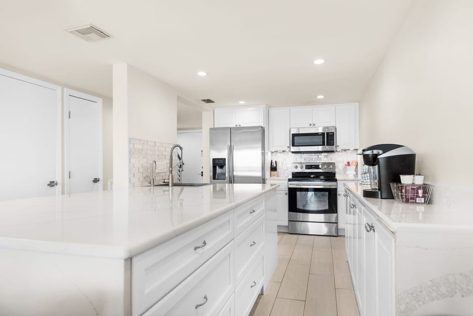 Large kitchen island