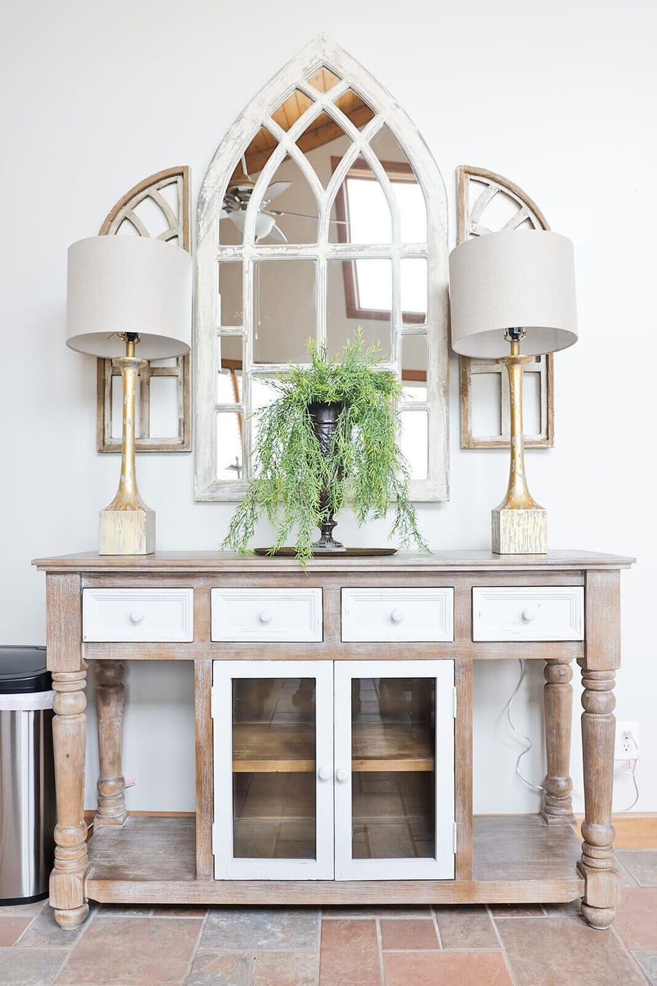 Gorgeous sideboard and mirror
