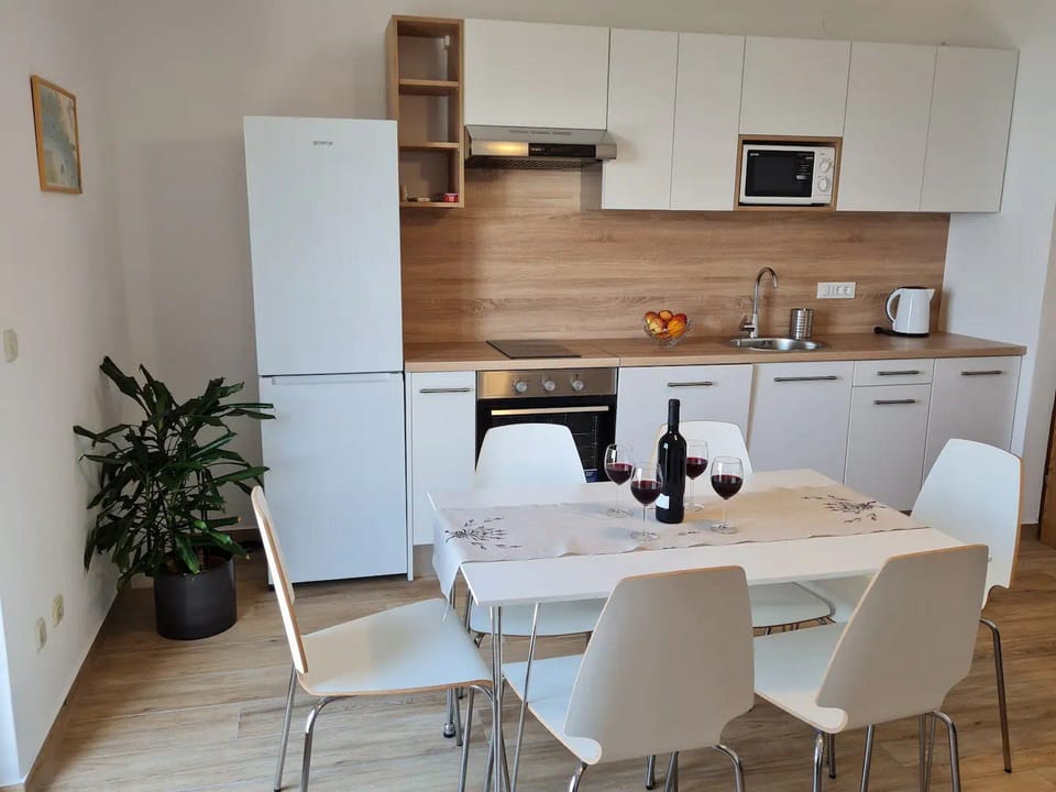 Apartment (Three Bedroom Apartment with Balcony ) | Private kitchen | Fridge, dining tables