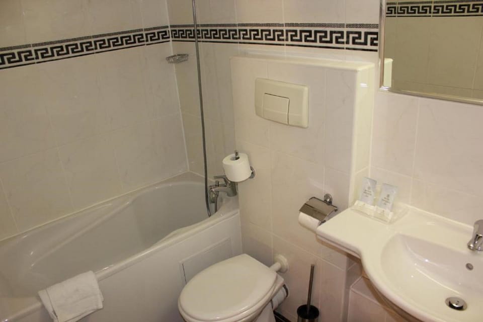 Free toiletries, hair dryer, towels