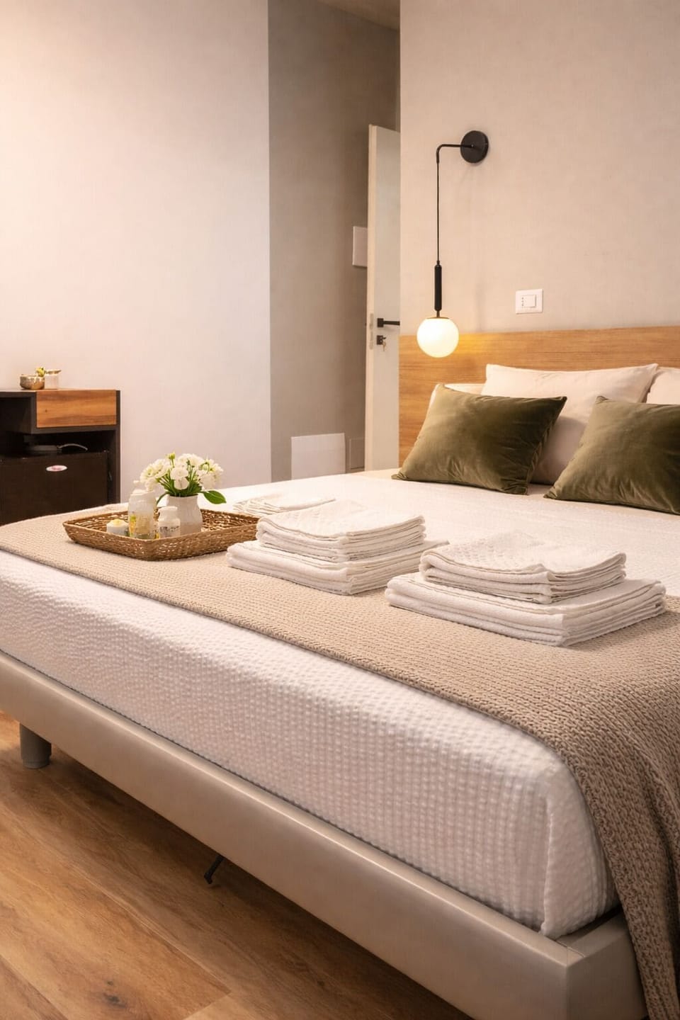 Deluxe Triple Room | Down comforters, memory foam beds, desk, soundproofing