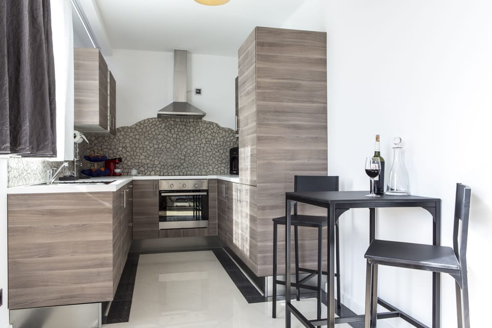 Apartment, 1 Bedroom | Private kitchen | Coffee/tea maker, fridge, microwave, dishwasher