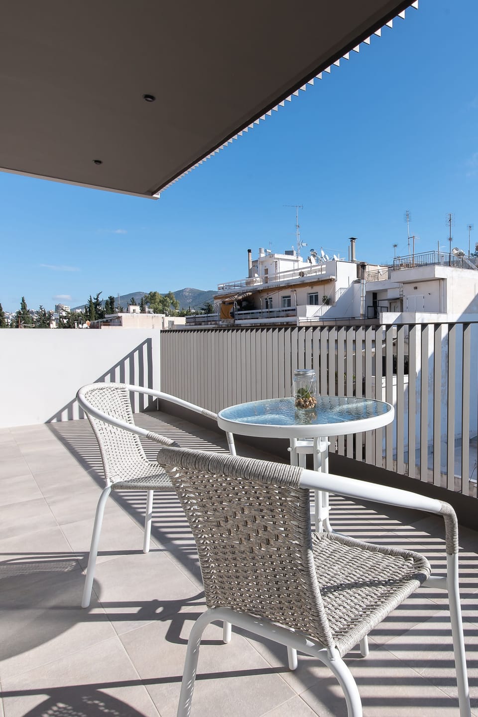 Great view from the spacious balcony