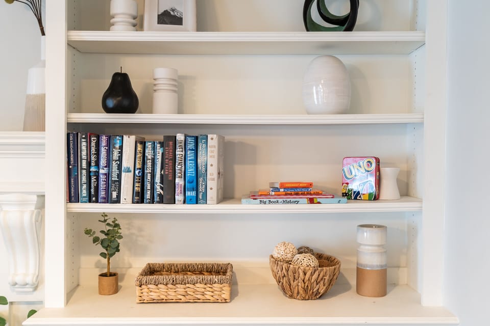 Book and games for all ages.