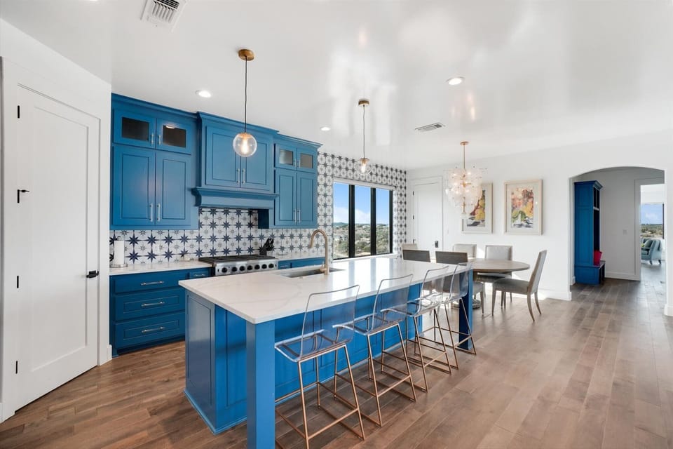 Large fully stocked kitchen