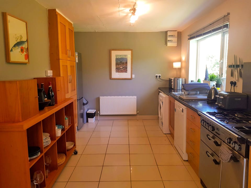 Large fully equipped kitchen 