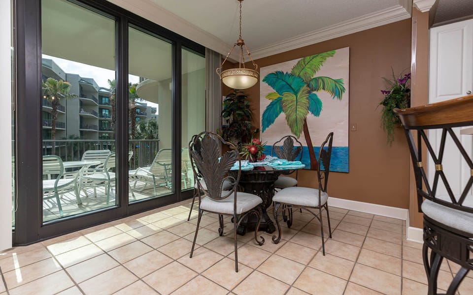 Savor a family meal or enjoy a fun game night with the coastal vibe and create lasting memories with loved ones