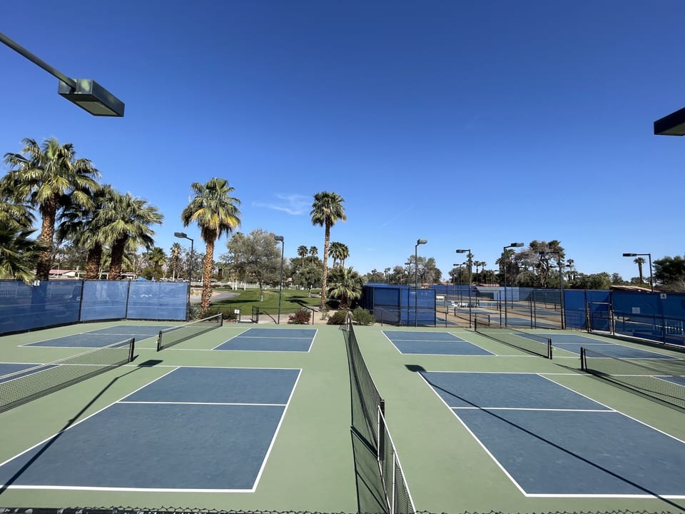 Full access to our fitness center with 8 pickleball courts