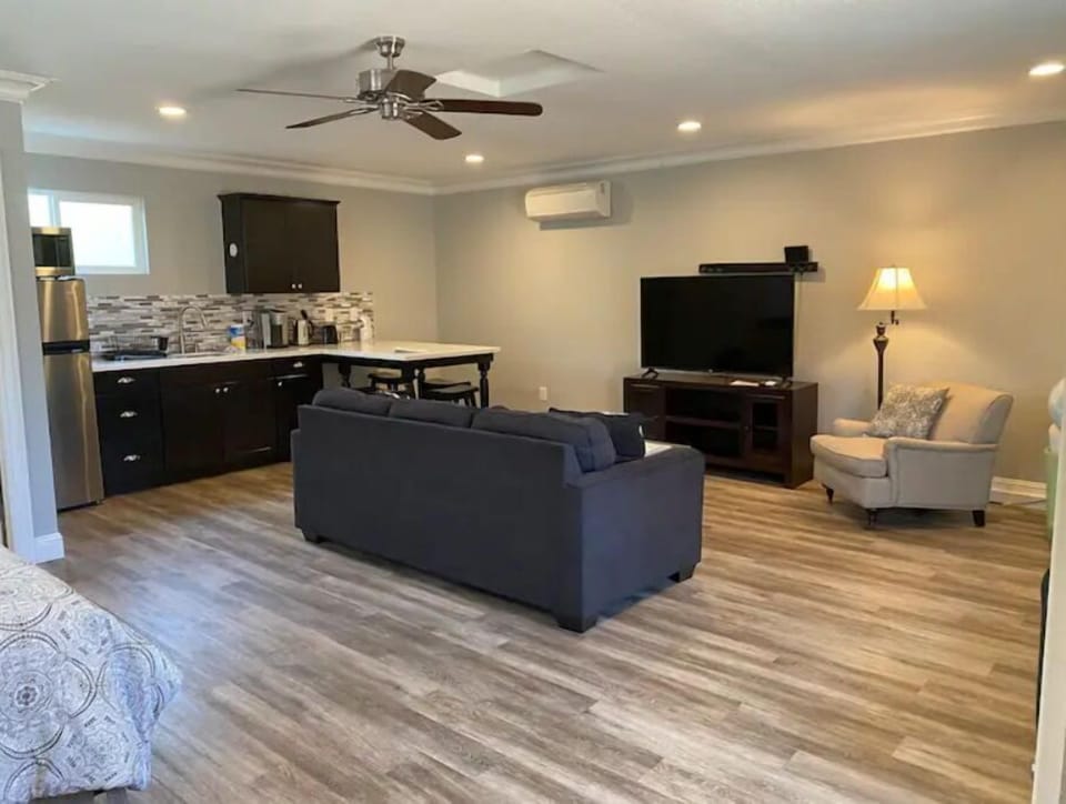 Living area with kitchenette