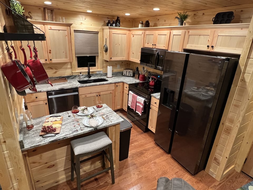 Stocked kitchen