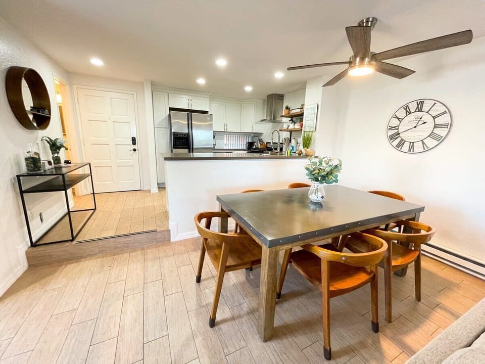 Kitchen and dining area