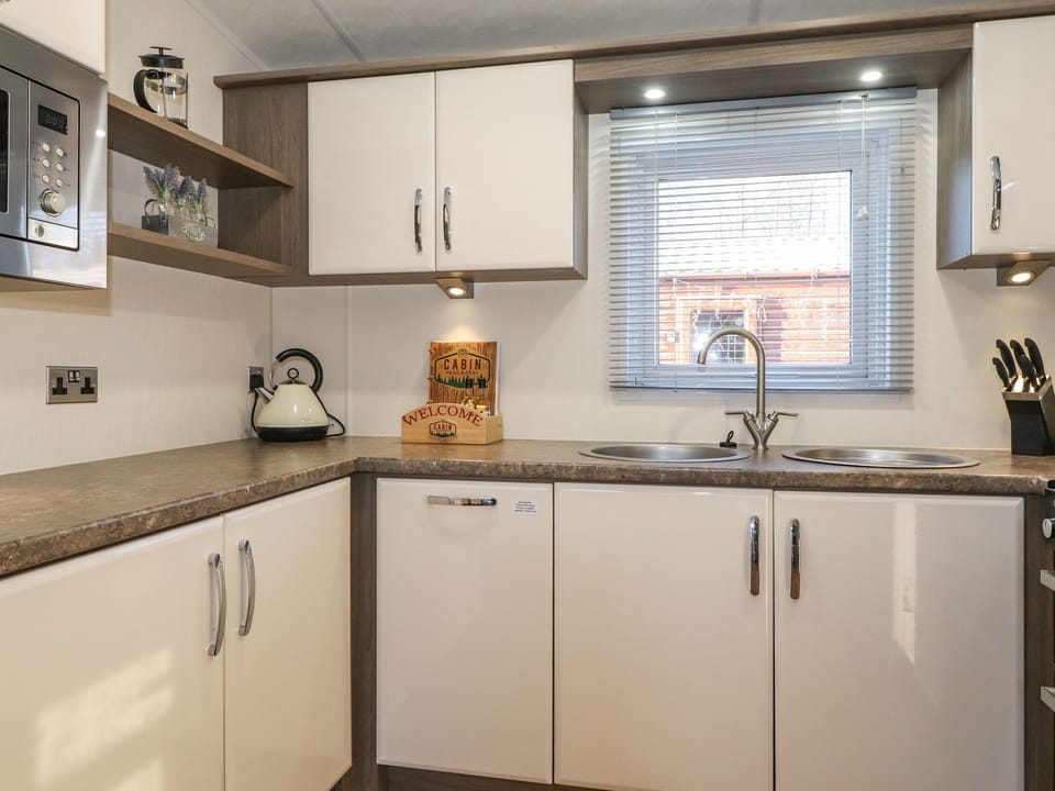 Fridge, dishwasher, electric kettle, toaster