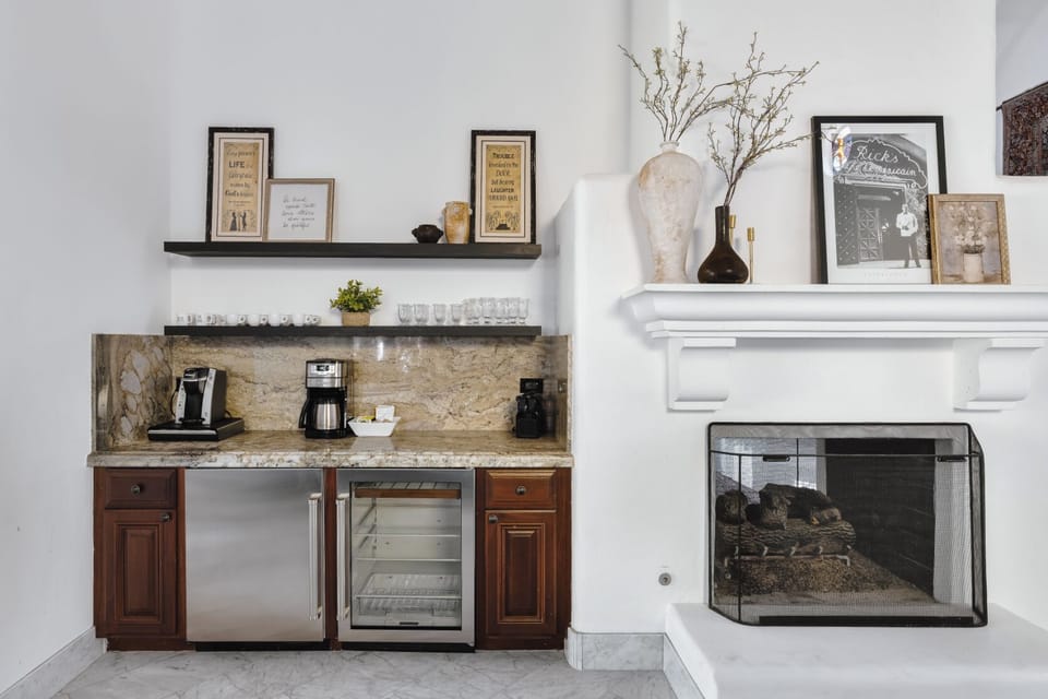Coffee Bar w/ Drink and Wine Refrigerator
