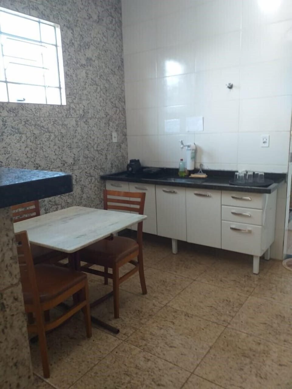 Shared fridge, microwave