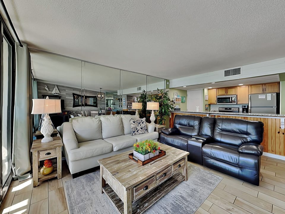 Living Area - Queen Sleeper Sofa