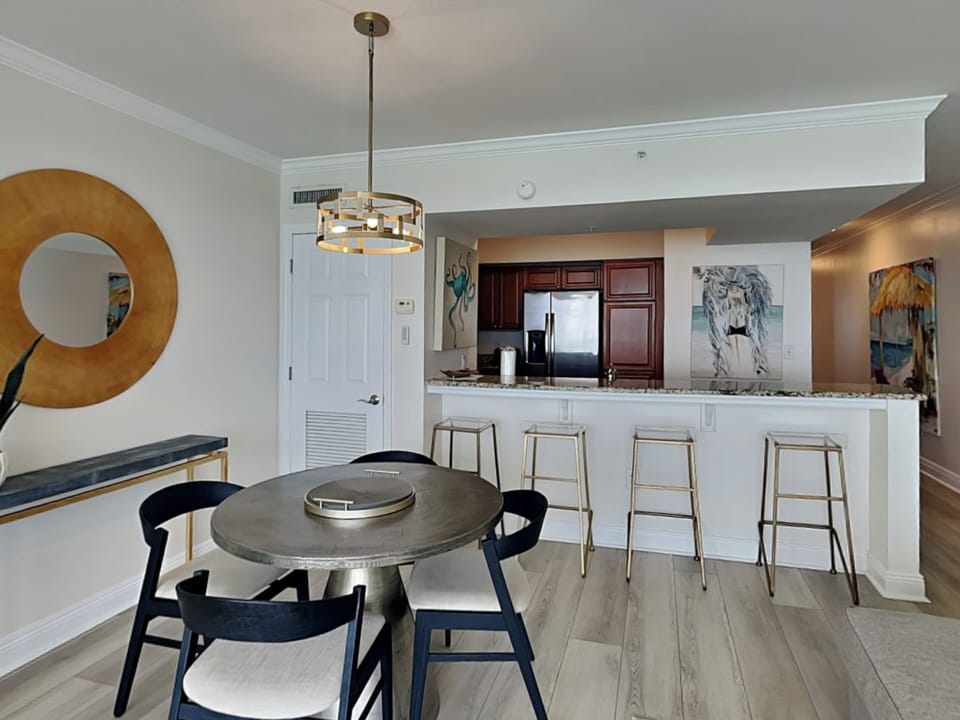Dining Area - Table Seats Four, Breakfast Bar Seats Four