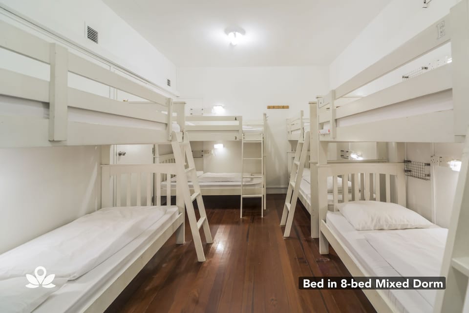 1 Bed in 8-Bed Mixed Room | Iron/ironing board (on request), WiFi (free), bed sheets