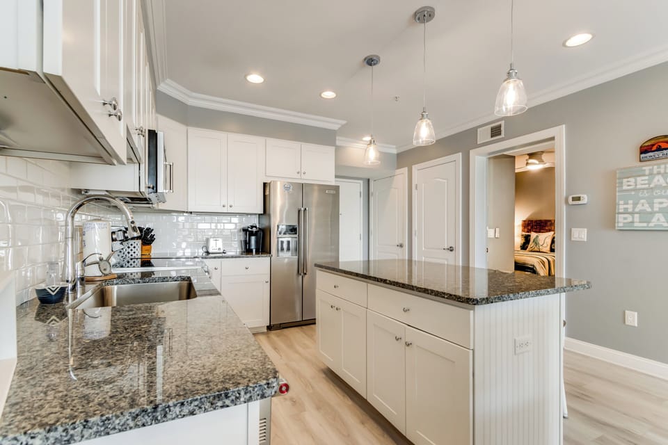 Updated kitchen area.
