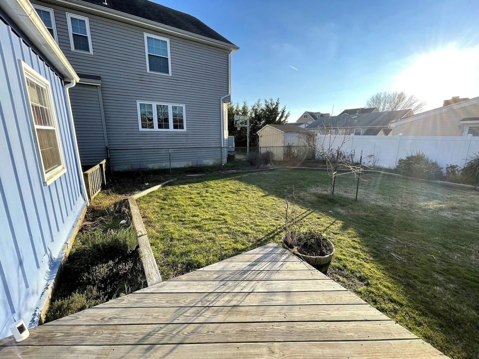 Spacious & Fenced-In Backyard