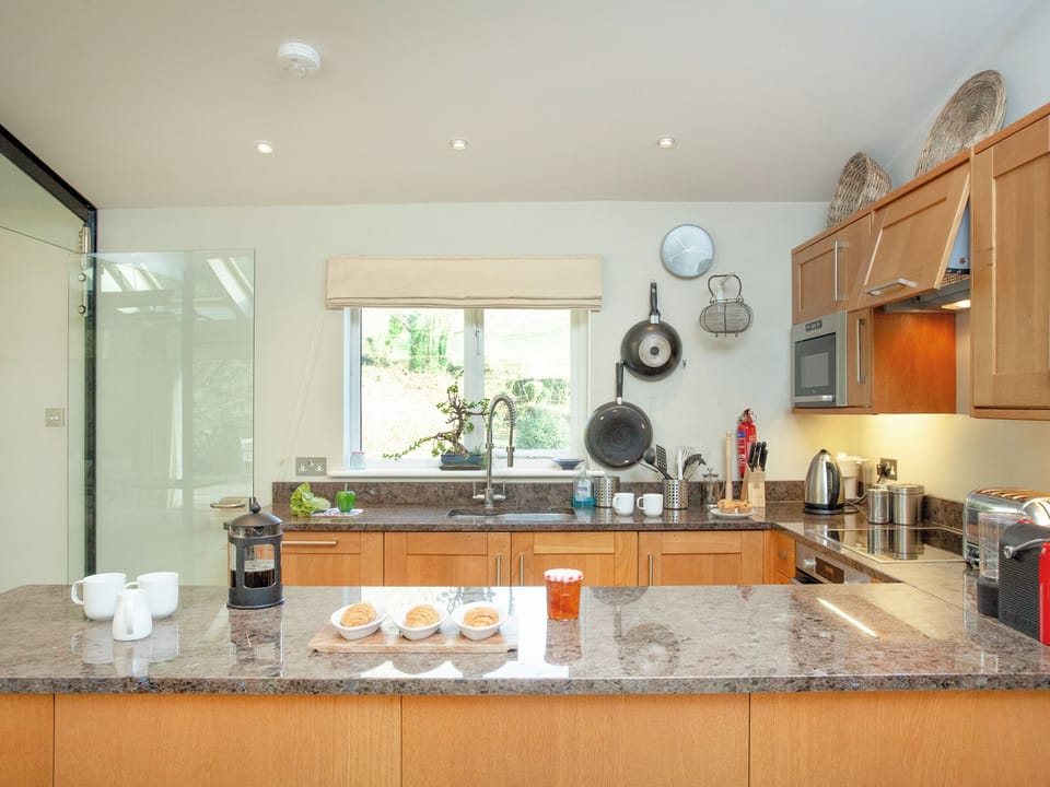 Kitchen area | The Studio at Granny&rsquo;s Well, Mixtow, near Fowey