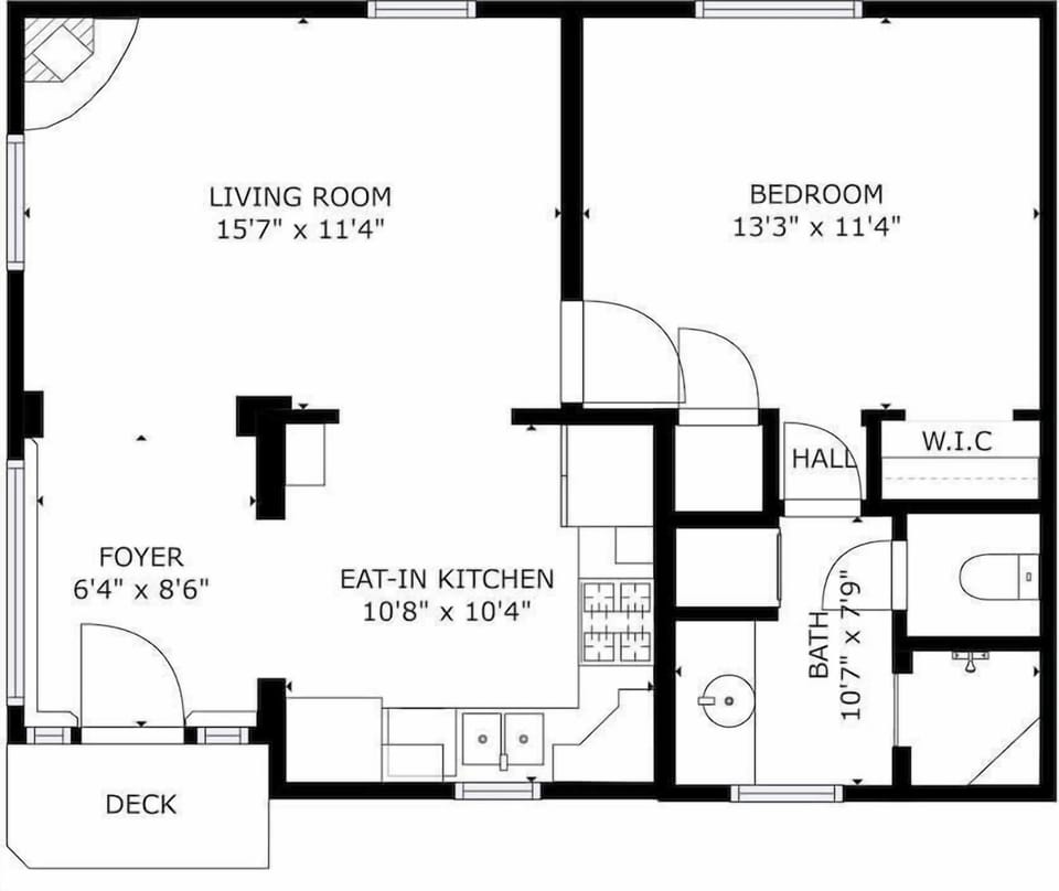 Casita Madera floorplan