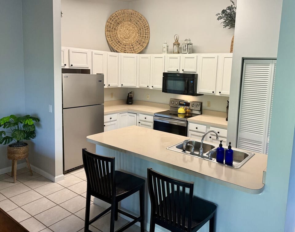 Kitchen view from dining area