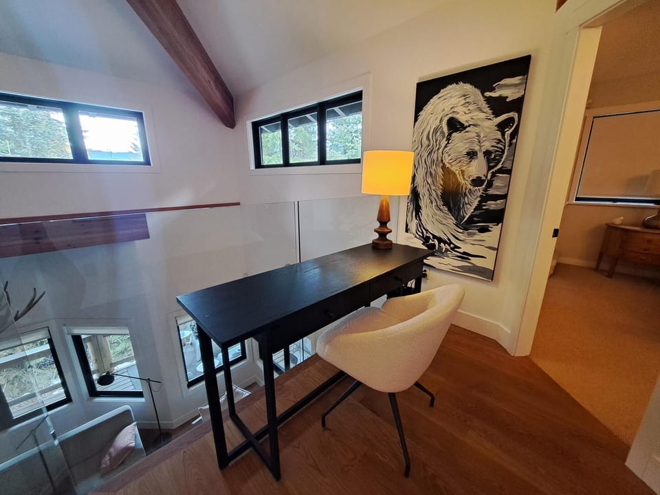Upper Level - Work Space Overlooking Living Room