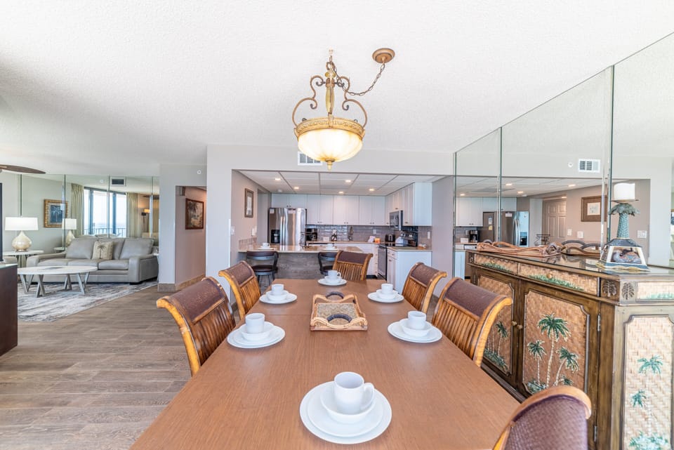 The open floor plan is great for entertaining
