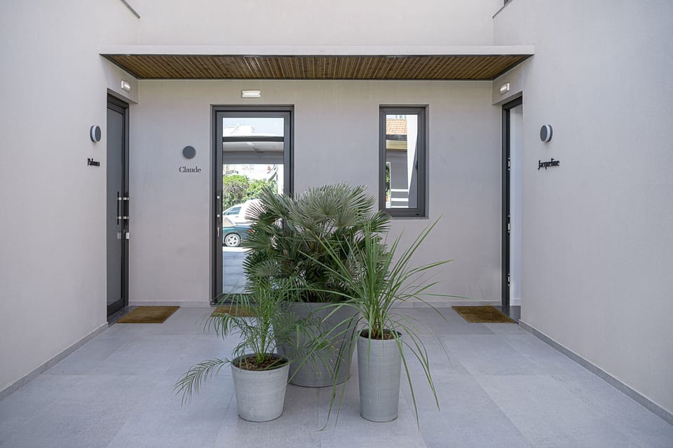 Entrance of the villa