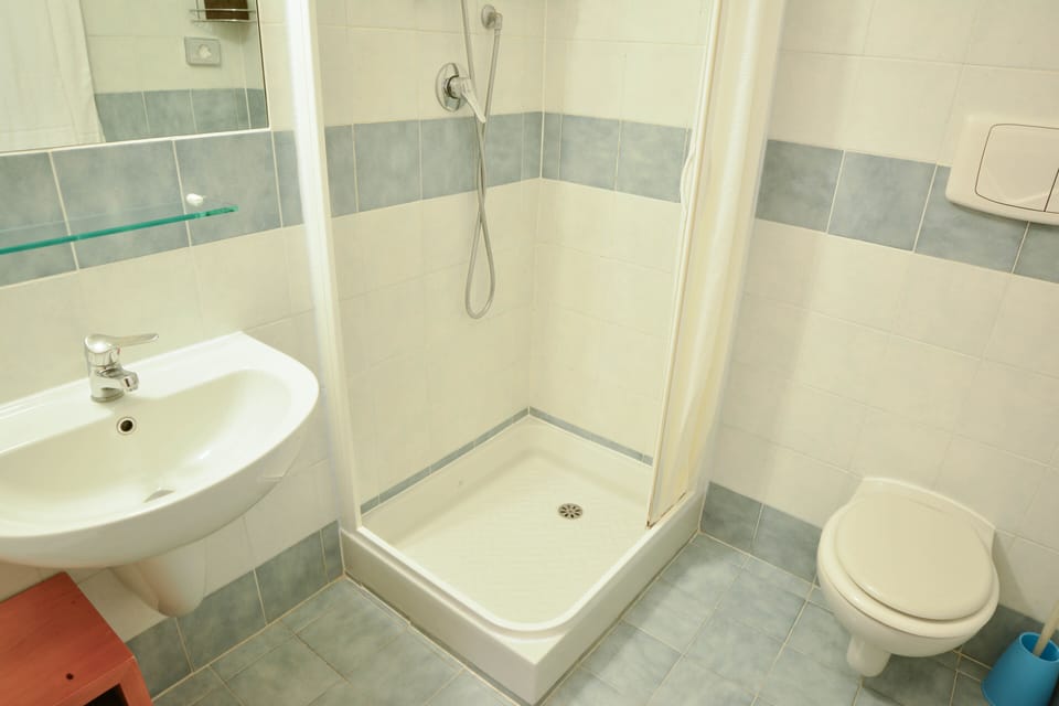 Eco-friendly toiletries, hair dryer, towels, soap