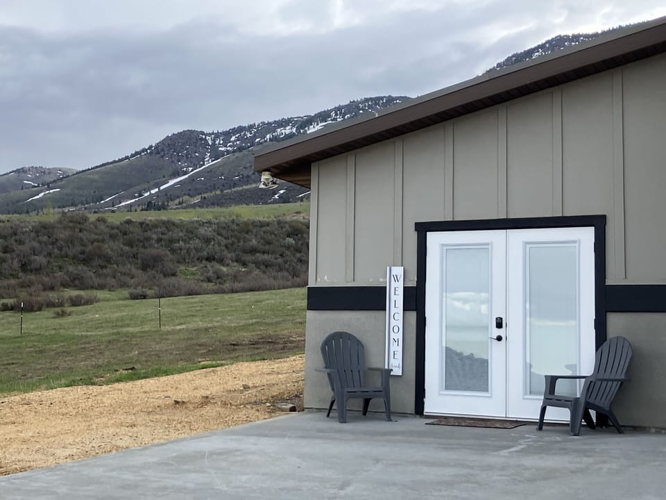 Front patio to enjoy the views
