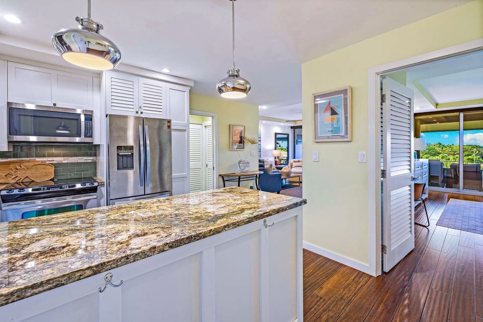 Kitchen - Well-appointed kitchen with ample counter space and storage