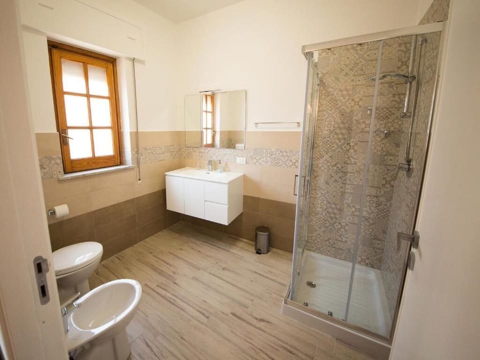 Shower, rainfall showerhead, hair dryer, bidet