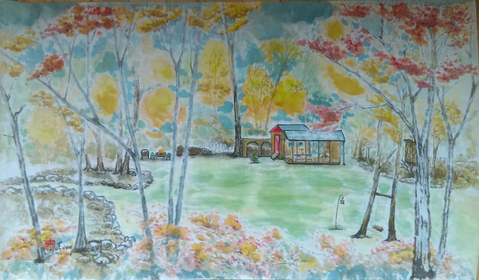 Our property manager is also an artist and truly captured the magic of this gem!