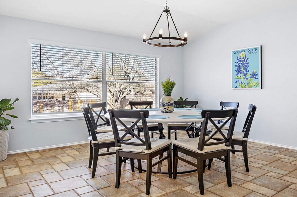 Large Table w/ 8 Chairs